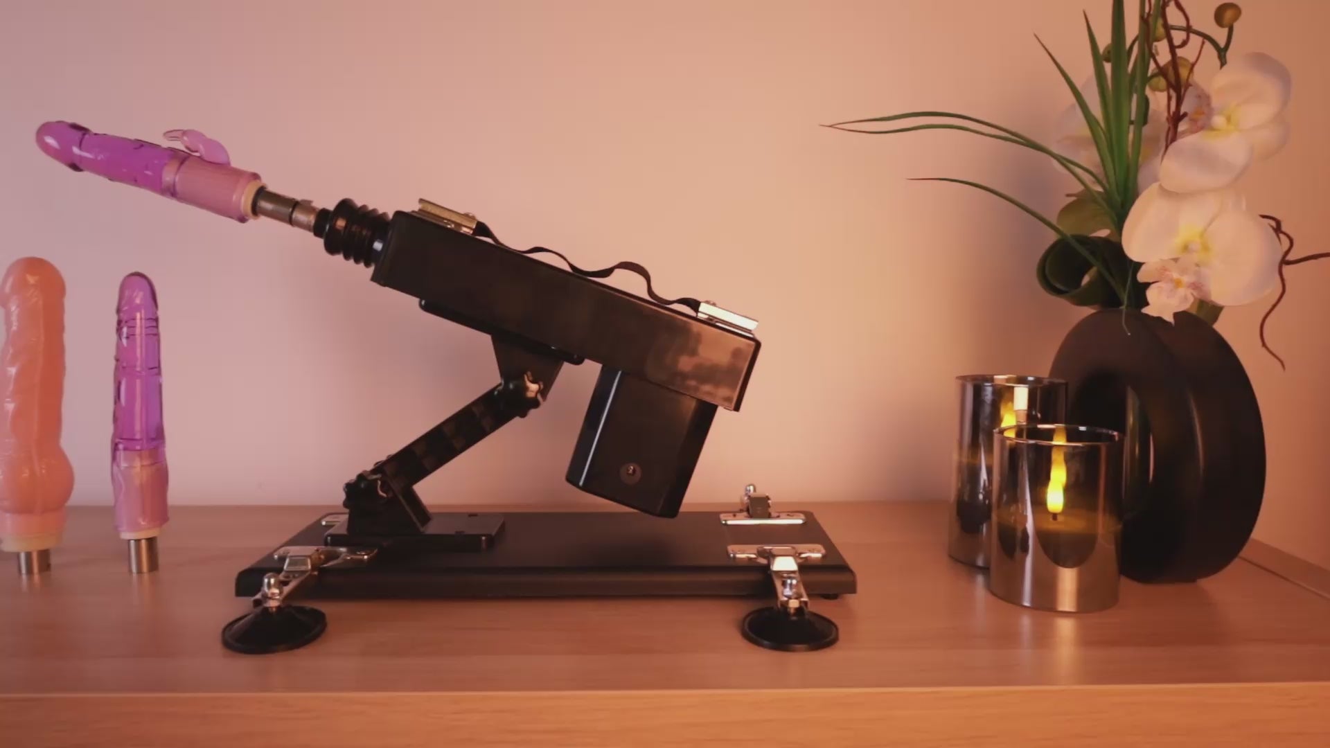 Charger la vidéo : Fucking machine anale ou vaginale de Love and Vibes - Sans godes