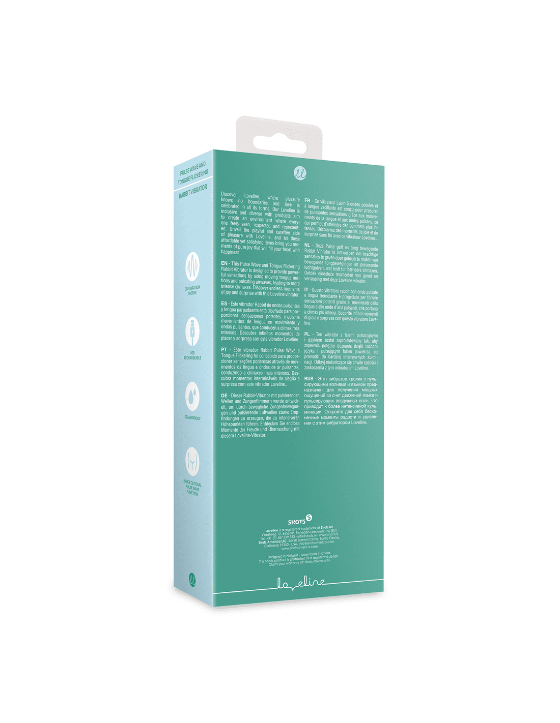 Rabbit à pulsation point G et stimulateur clitoris à langue