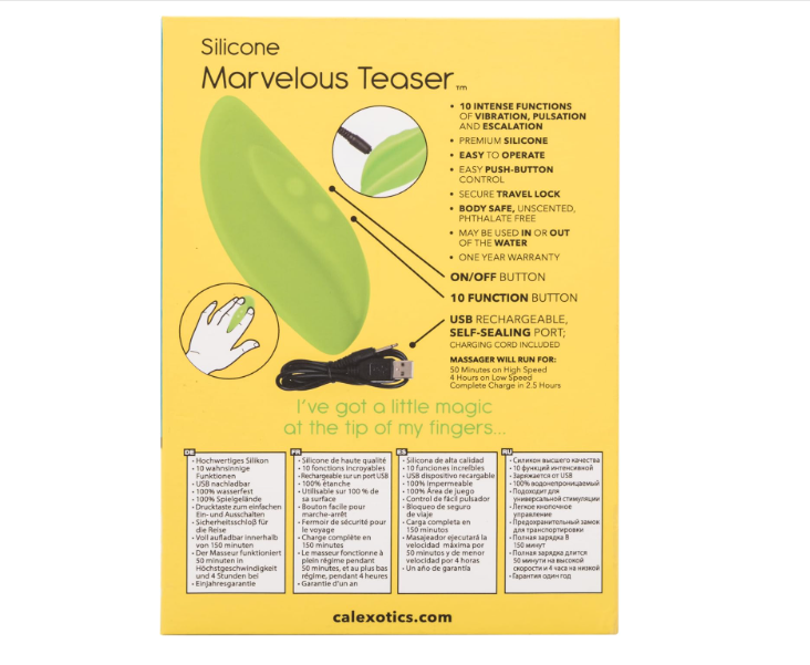 Silicone Marvelous Teaser, le mini vibro discret