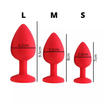 Plug anal en silicone diamant Dreamy toys