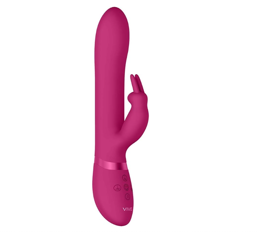 Vibromasseur rabbit à billes stimulantes, Amoris