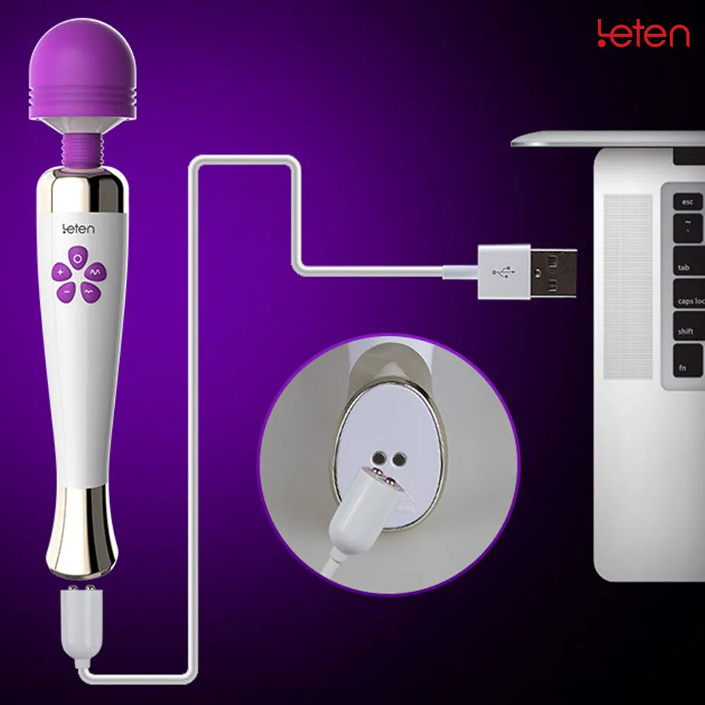 Wand massager, le vibromasseur Magic Wand de Leten