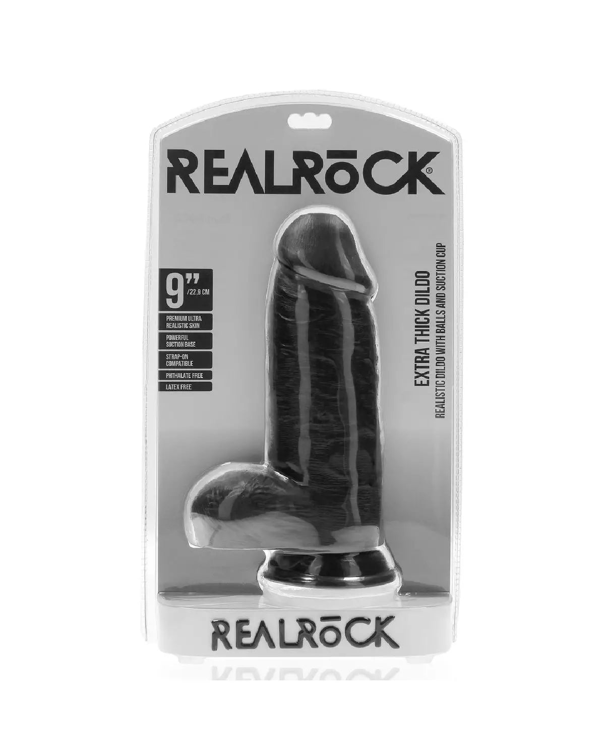 Gode avec testicules XXL Extra Thick Dildo 25.4cm