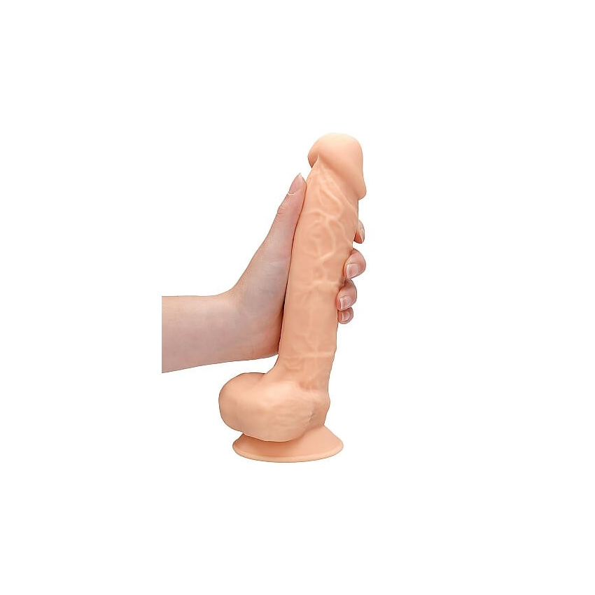 Gode réaliste en silicone double densité 22.8cm