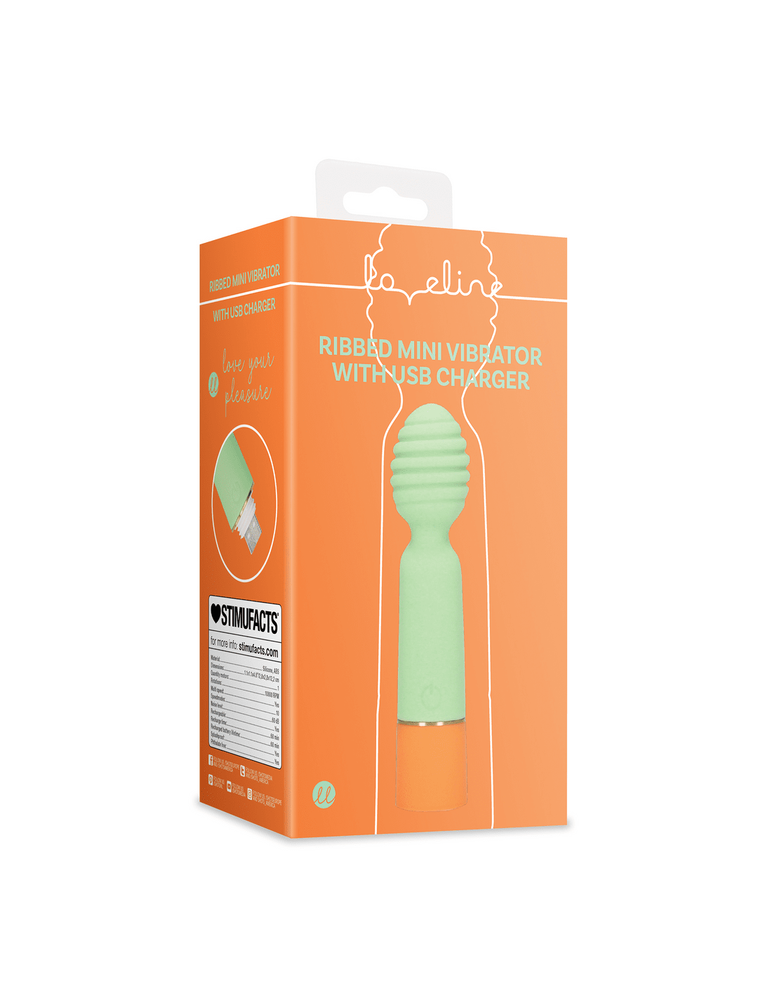 Ribbed Mini Vibrator