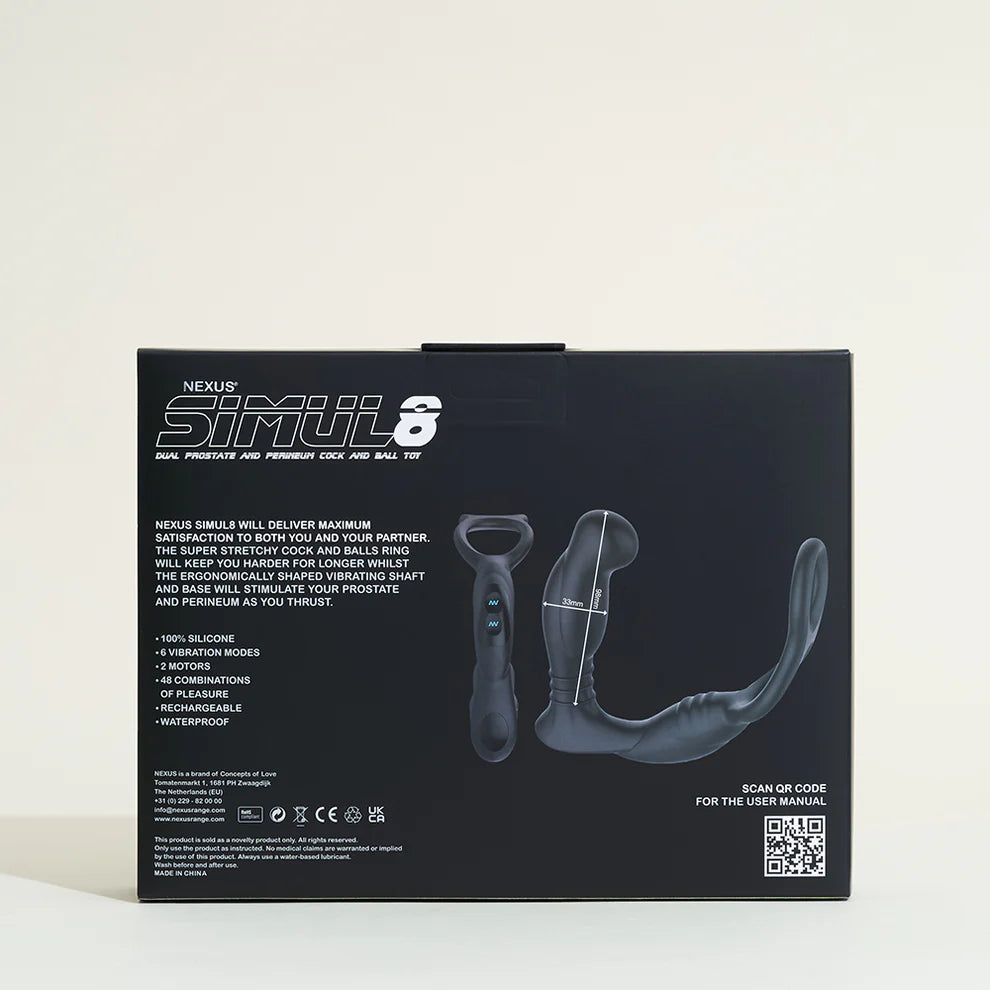 Simul8, cockring et stimulateur prostatique