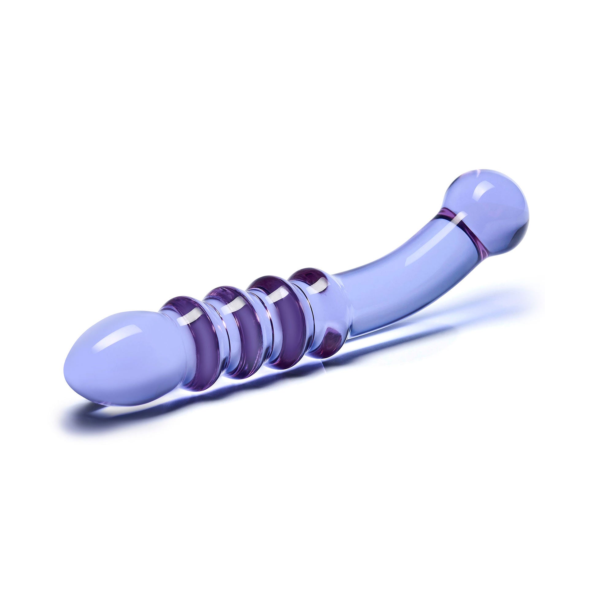 Double Dong en Verre Rain Ribbed