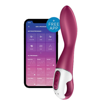 Satisfyer - Vibromasseur chauffant Heated thrill connect app