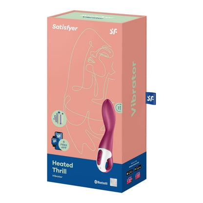 Satisfyer - Vibromasseur chauffant Heated thrill connect app