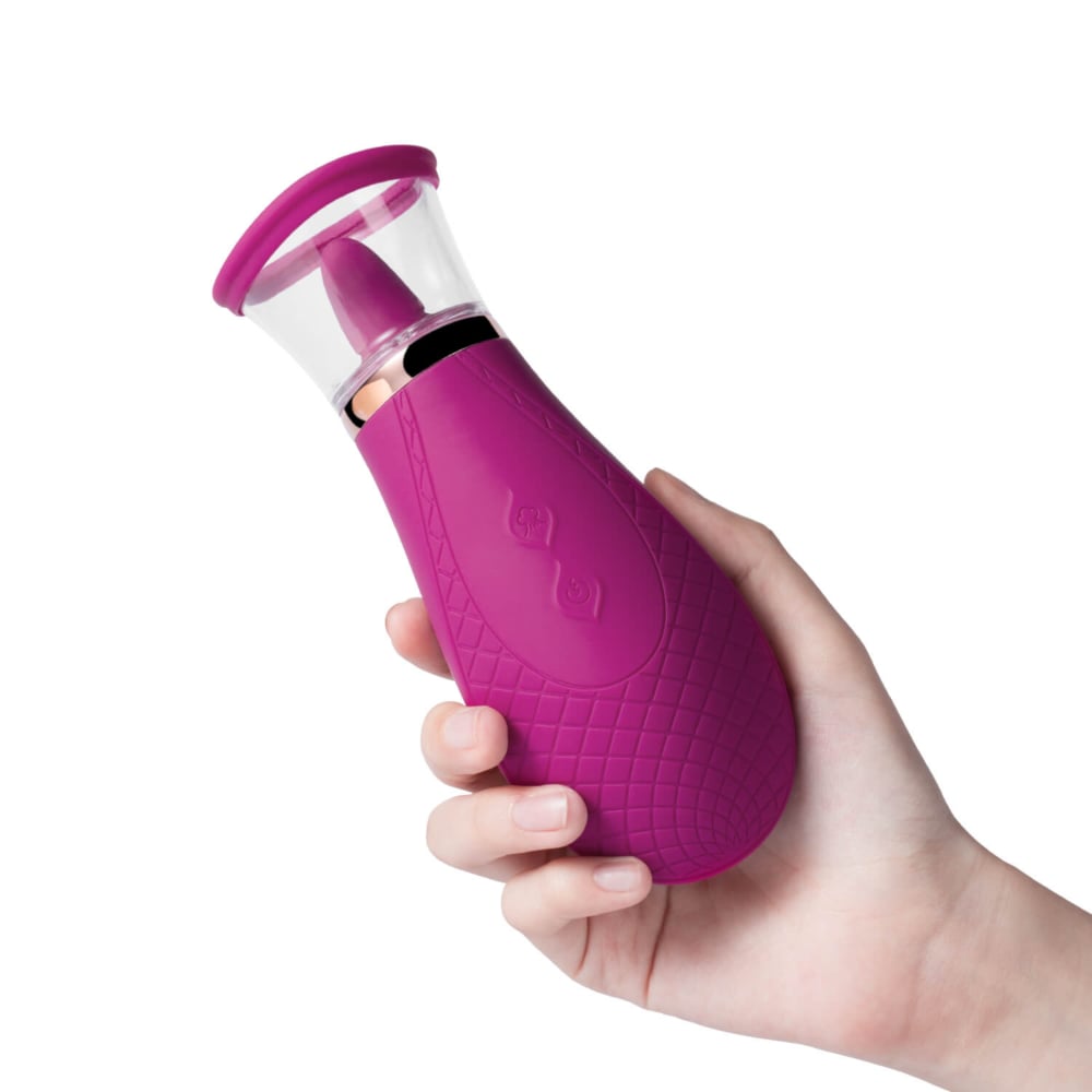Scioness, Stimulateur de Pompe Clitoridien Avec Langue Vibrante