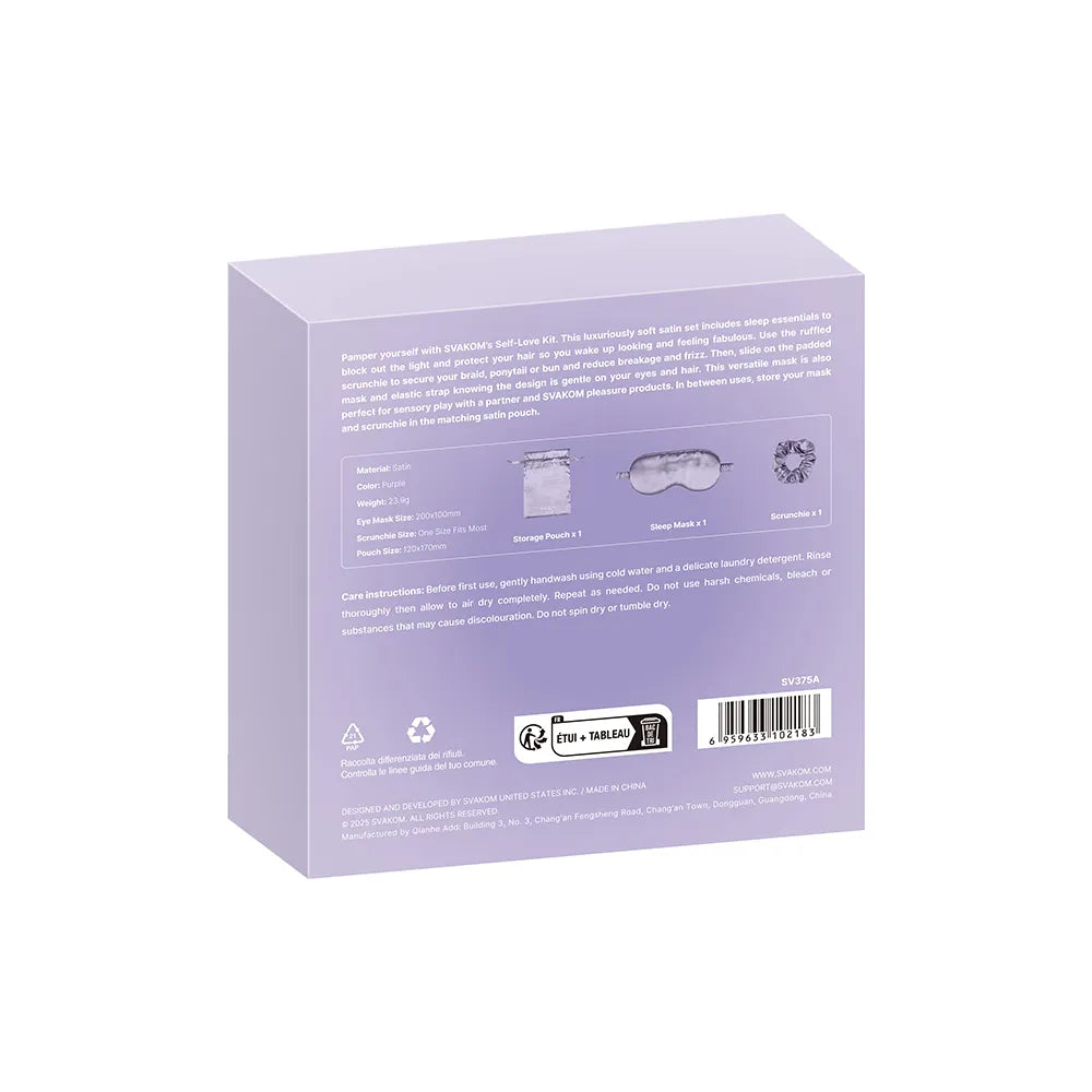 Le Self-love kit en Satin de Svakom 💖