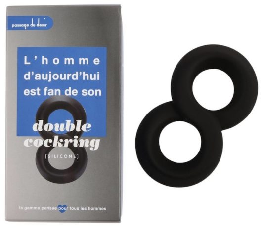 Double cockring en silicone de l'homme d'ajourd'hui