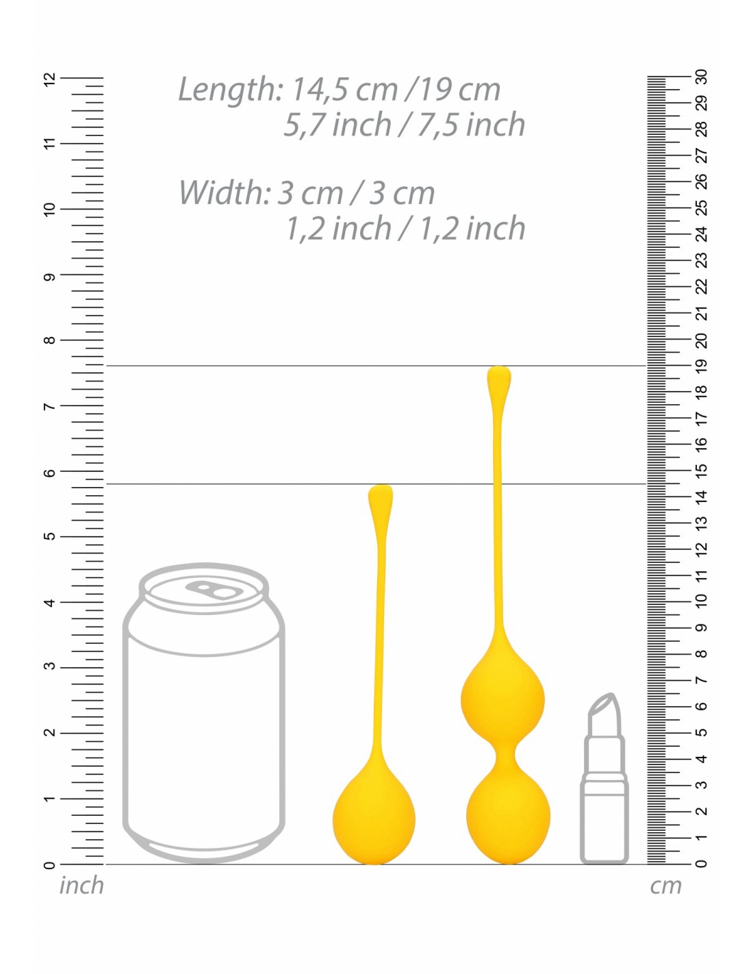 Kit de balles de Kegel en silicone