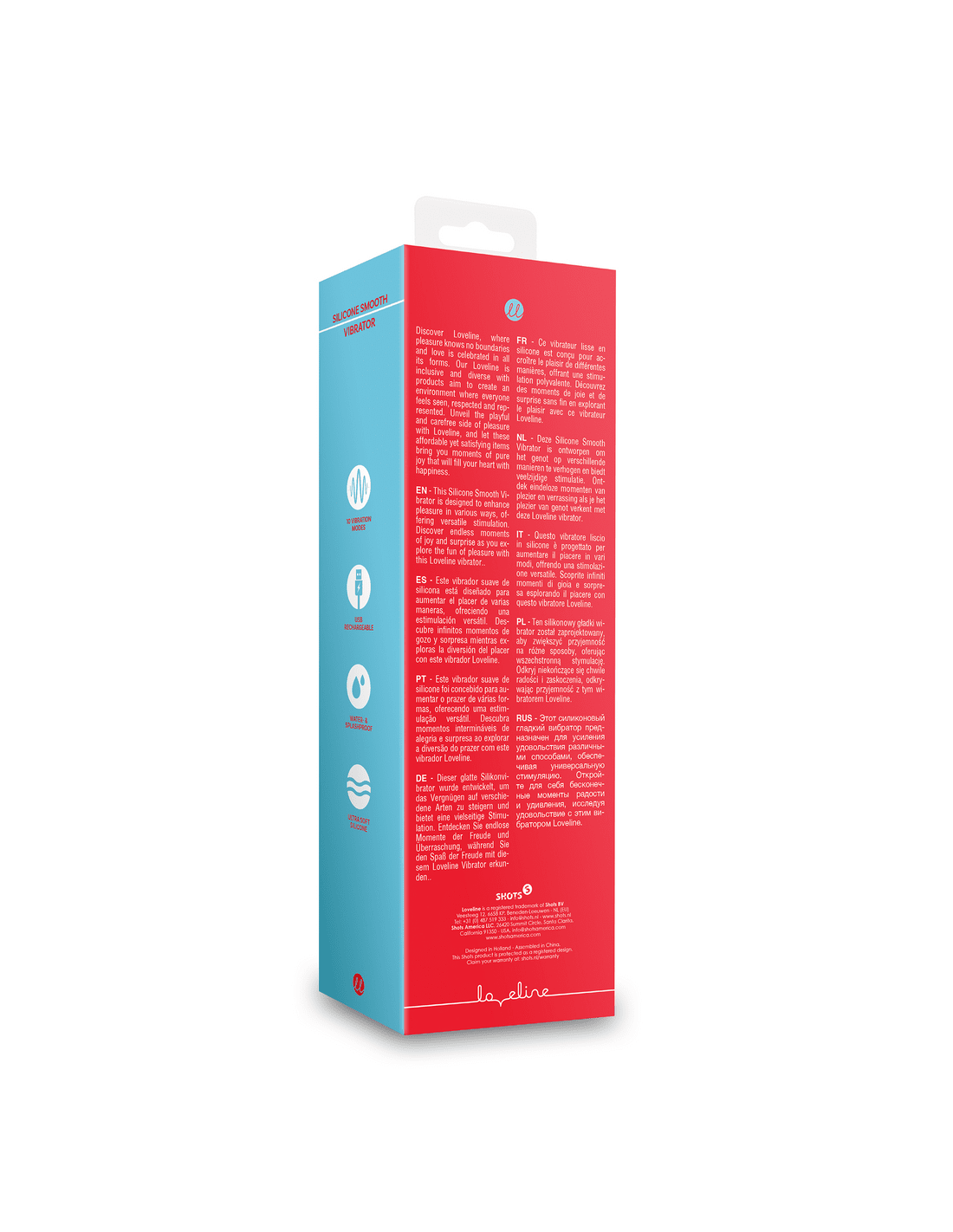 Silicone Smooth vibromasseur de Loveline
