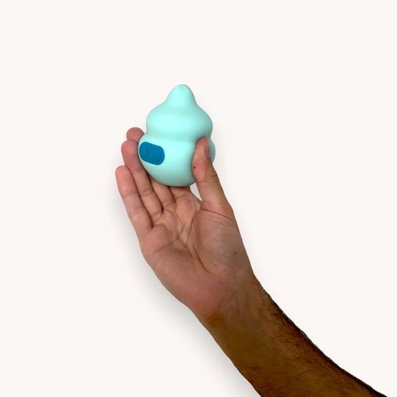 Galet vibrant moelleux à presser Squish