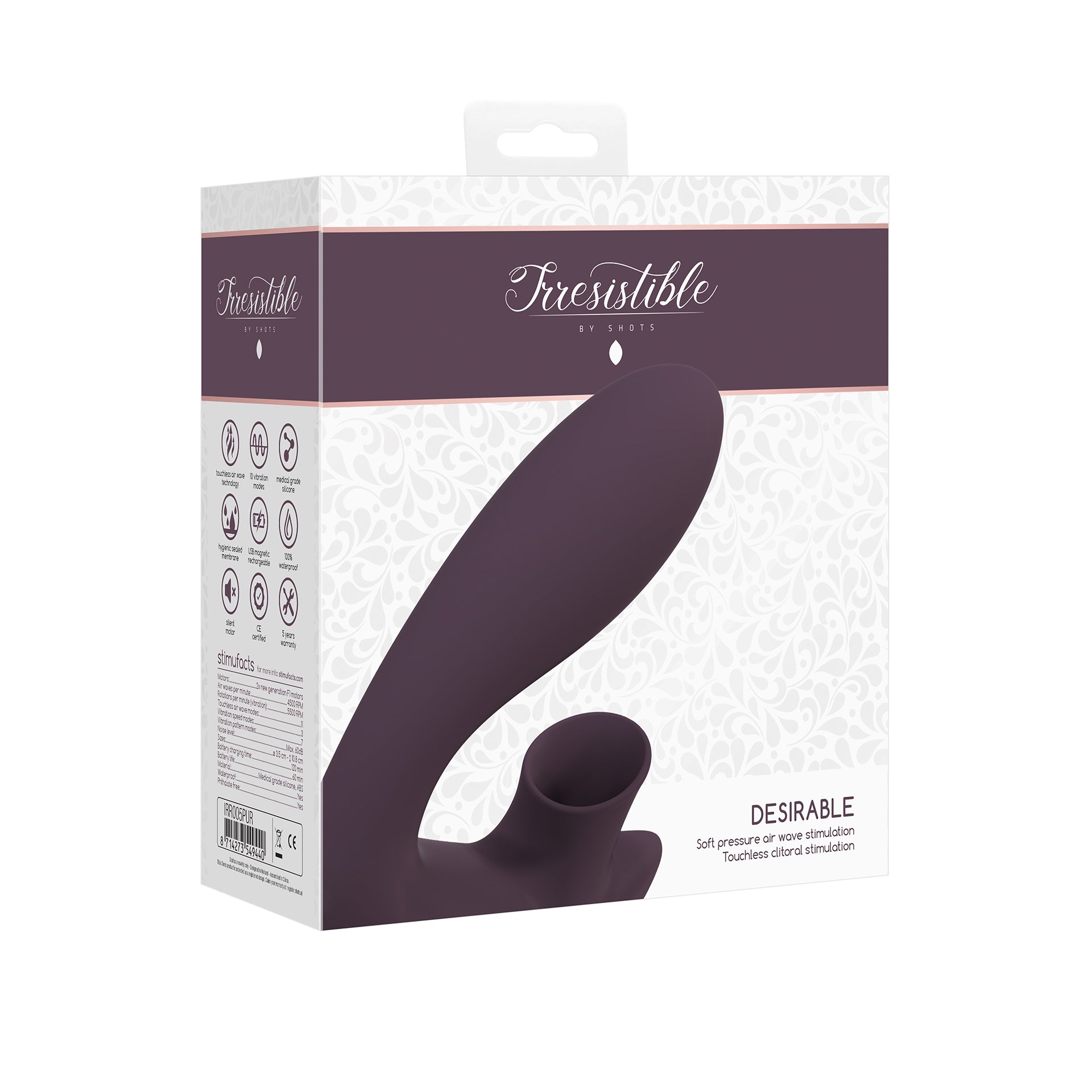 Desirable, stimulateur clitoridien et point G