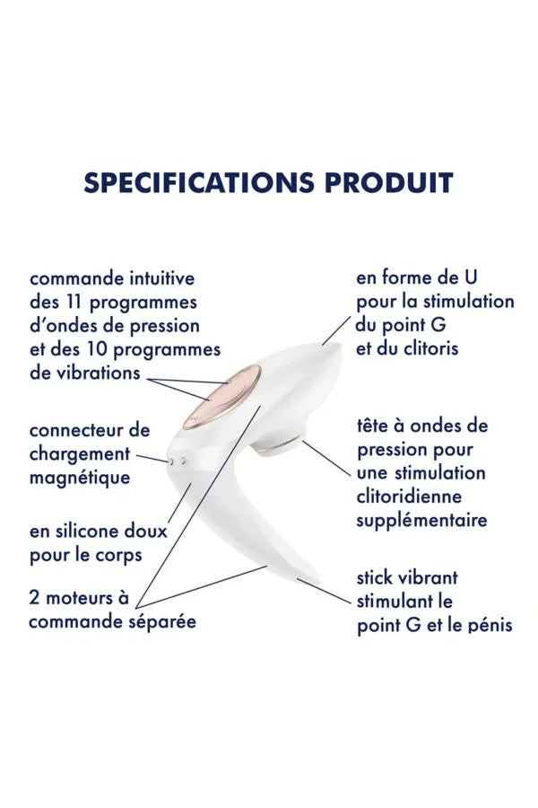 Pro 4 Couple Air pulsé et vibrations