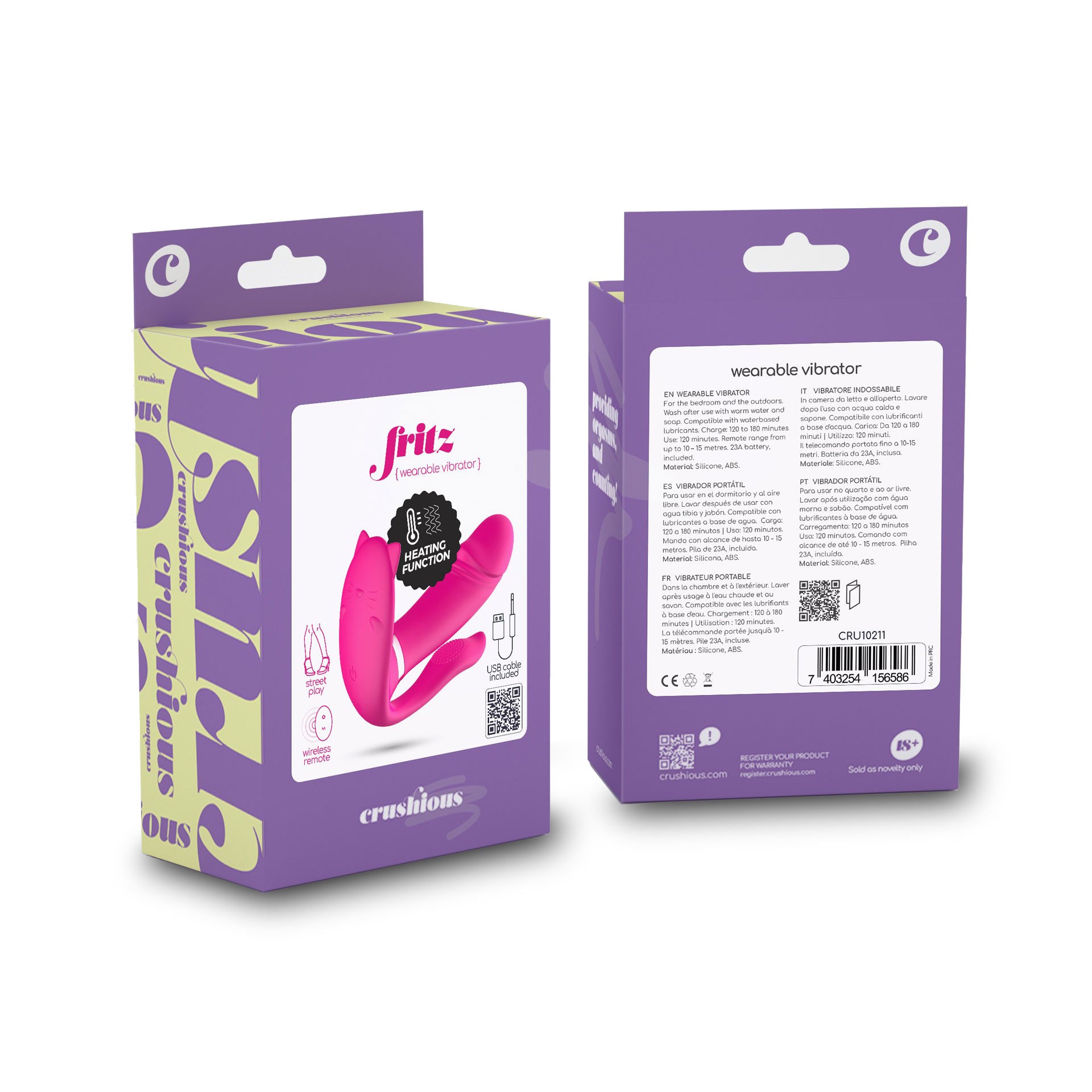 Fritz, le stimulateur chauffant et télécommandé