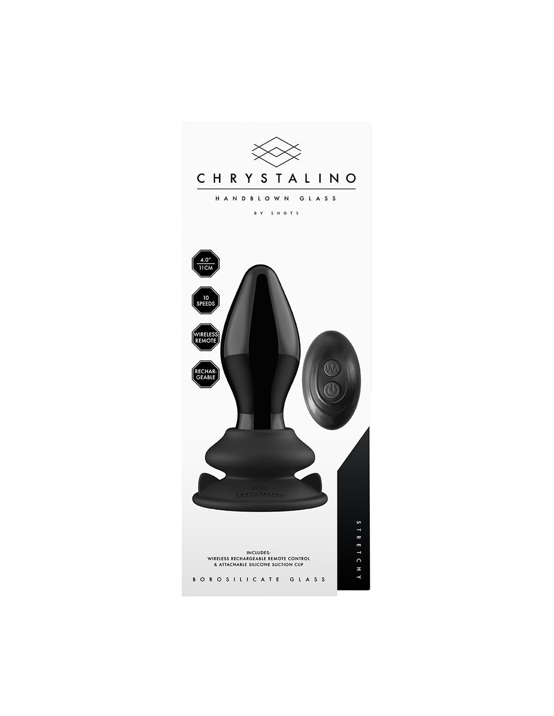 Stretchy, gode en verre vibrant