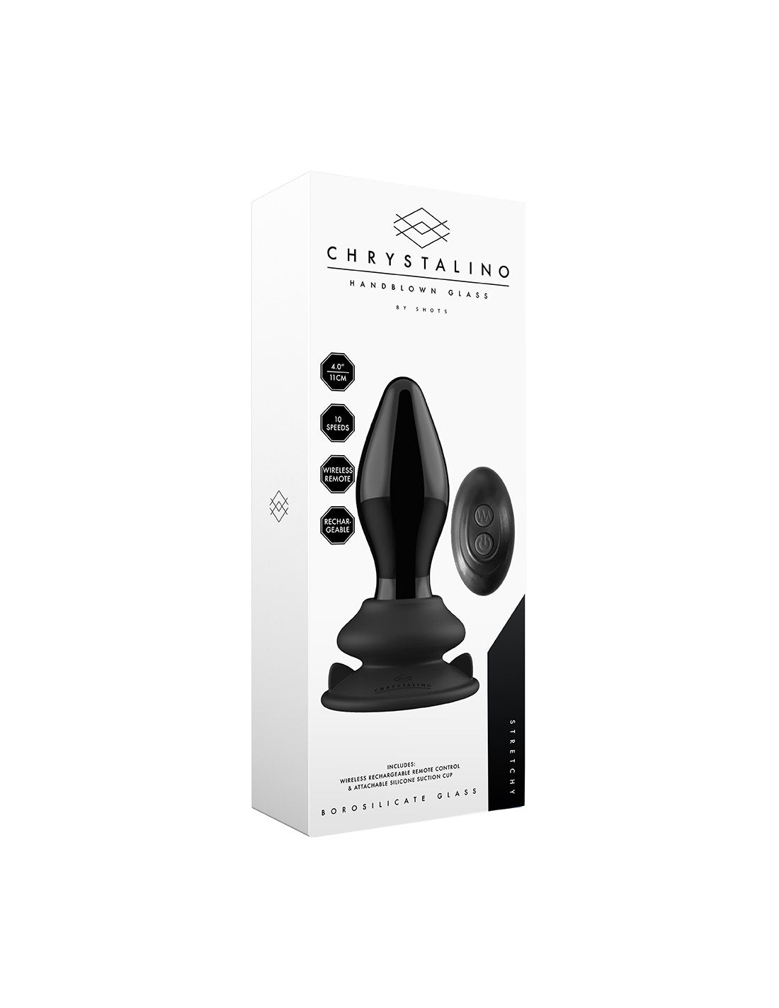 Stretchy, gode en verre vibrant