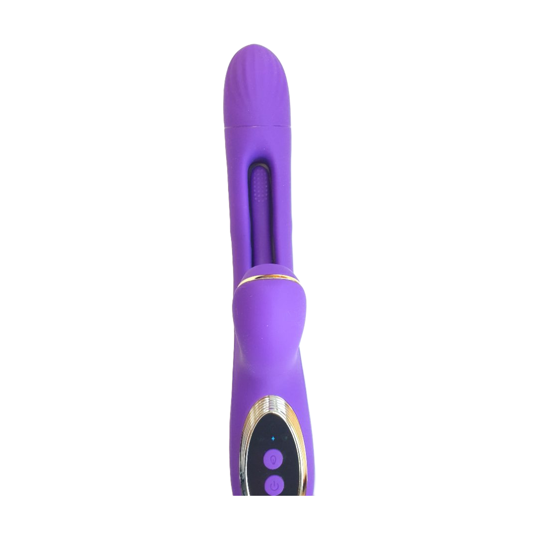 Stimulateur double en silicone violet