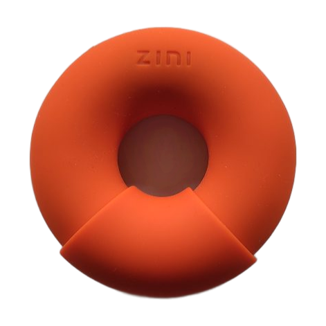 Donut vibrant en silicone doux