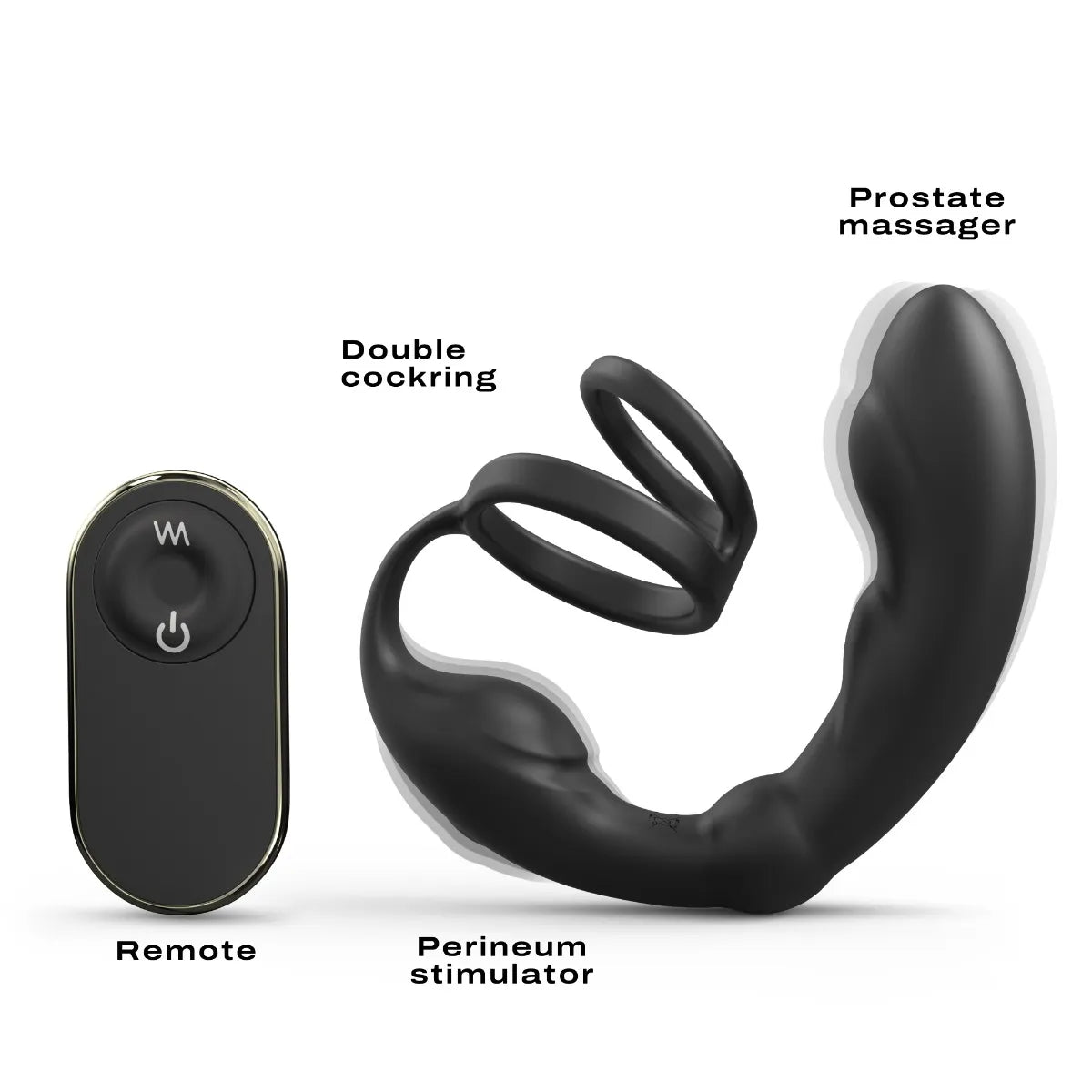 P-ring, cockring et stimulateur prostatique vibrant