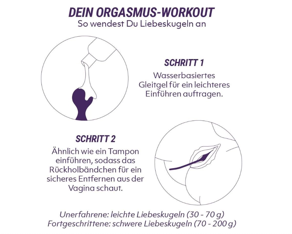 Set de boules de Kegel colorées