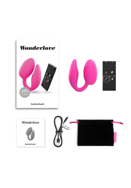 Œuf vibrant double stimulation Wonderlove