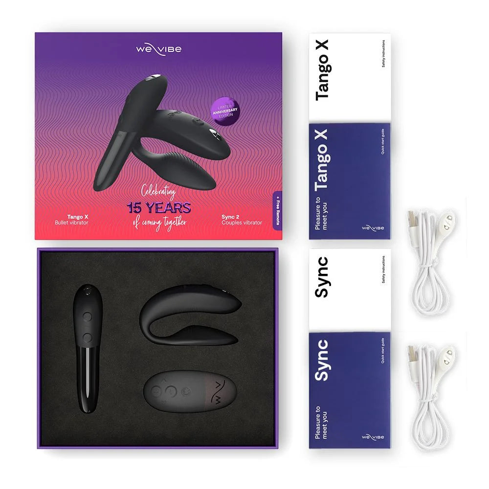 Pack 15 ans We-Vibe - Sync 2 + Tango X