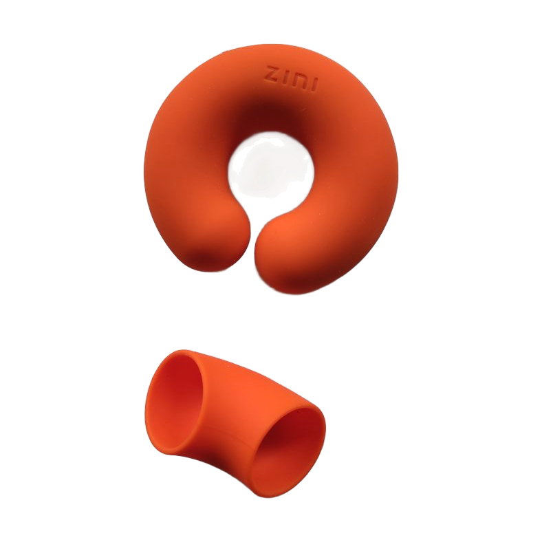 Donut vibrant en silicone doux