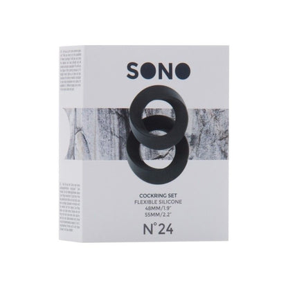 Lot de 2 Cockrings Silicone Sono