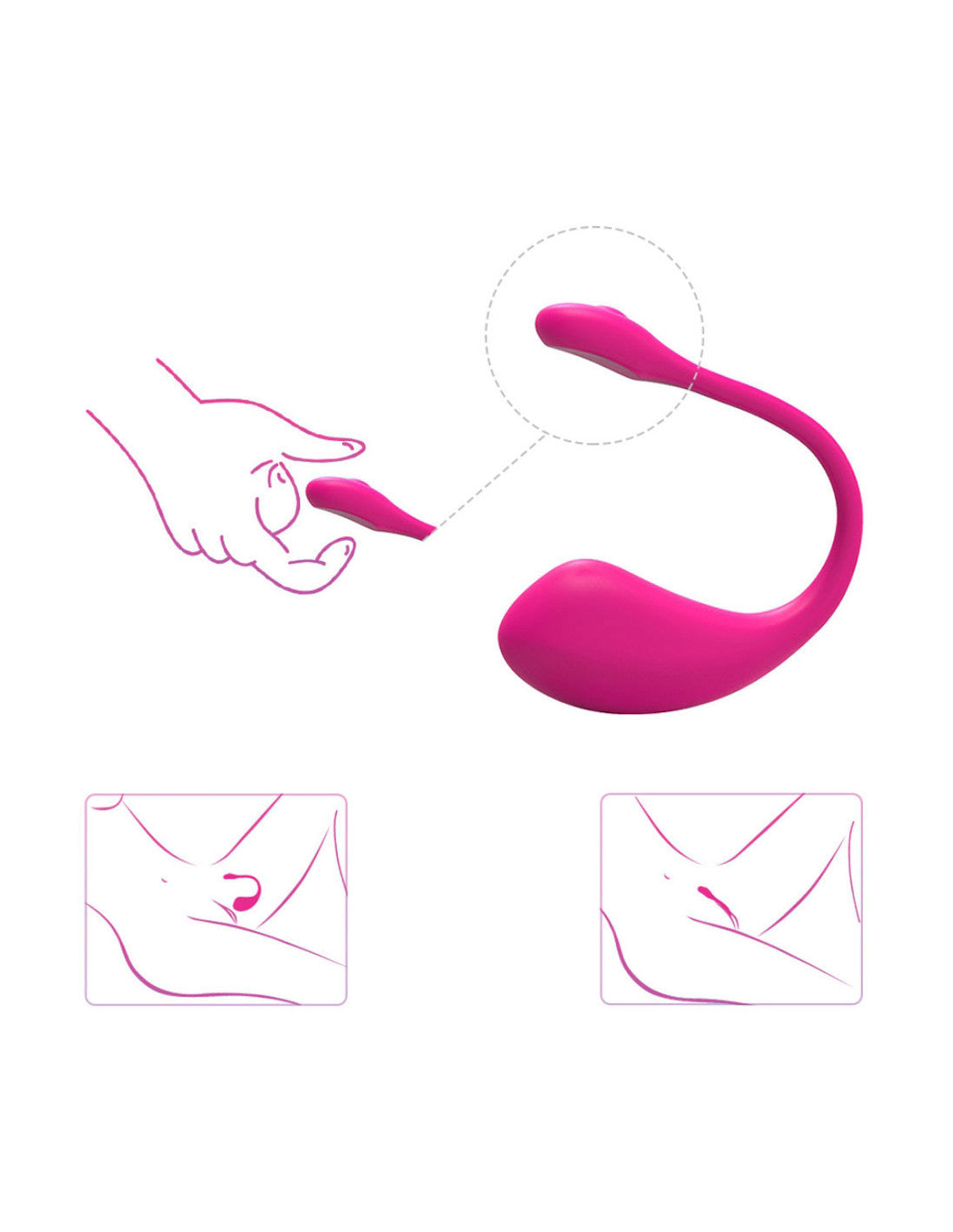 Lush 2, l'œuf vibrant connecté - PASS