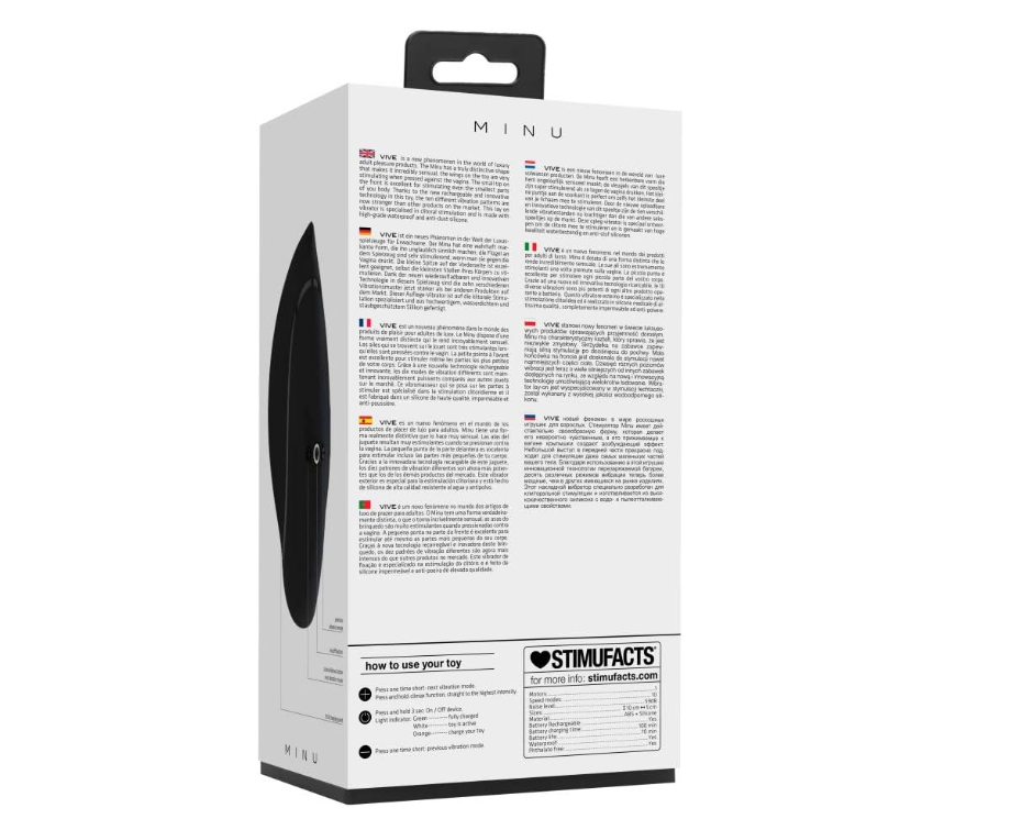 Minu, le stimulateur vibrant et élancé